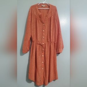 Anthropologie button-front tunic